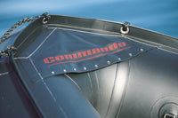 Bombard Commando C4 - rubberboot met aluminium vlonderdelen deelbare houten kiel
