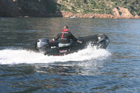 Bombard Commando C4 - rubberboot met aluminium vlonderdelen deelbare houten kiel